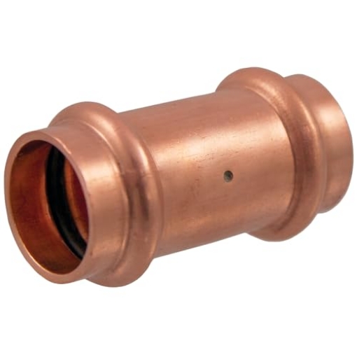 Picture of NIBCO INC 9002000PCU NIBCO Fig No PC600-DS, 1-1/2 in. Copper Press Coupling, Leak Detect (EA)