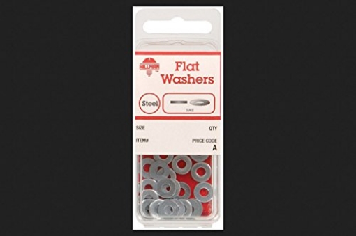 Picture of HILLMAN 6447 Hillman Zinc-Plated Steel No. 8 mm SAE Flat Washer 30 pk (PK-10-EA)