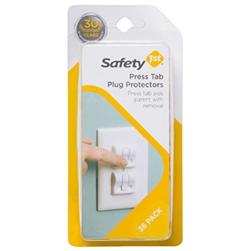 Picture of SAFETY 1ST HS260 Safety 1st Press Tab Plug Protectors 36 Count (PK-6-EA)