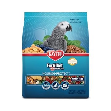 Picture of KAYTEE PRODUCTS INC. 100037358 Kaytee Forti-Diet Pro Health Nourish+Protect Parrot Food, Comprehensive Nutrition Backed by Science, Digestive Health, Immune Support, 5 pounds (EA)