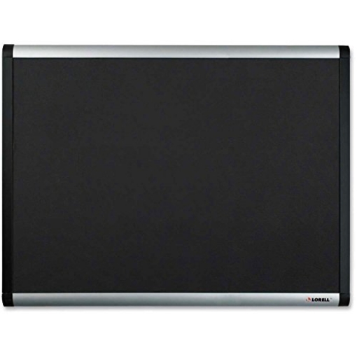 Picture of LLR LLR75695 Lorell Bulletin Board, Mesh Fabric with Hardware, 4 by 6-Feet, Black (EA)