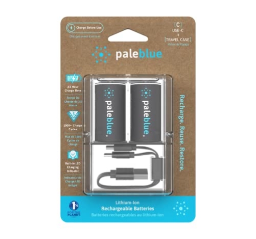Picture of PALE BLUE EARTH PB-C-C Pale Blue Earth C Lithium Batteries 2 pk Clamshell (EA)