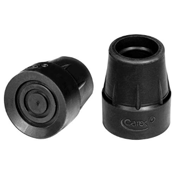 Picture of CAREX HEALTH BRANDS FGA71700 0000 Carex Rubber Cane Tips, Size 5/8 inch (Pack of 2) (EA)