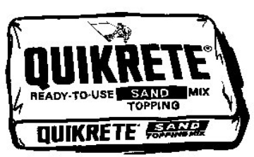 Picture of THE QUIKRETE COMPANIES INC 1103-40 Quikrete Sand Mix Concrete Gray Bag 40 Lbs. (EA)