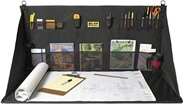 Picture of PLAN STATION WS3800 Plan Station PRO WS3800 Portable Standing Desk, Workbench, Station, Storage for Jobsite, Garage, Office, Shop, Hanging Work Surface, Black (EA)