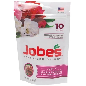 Picture of Jobes 04101 Jobe’s Garden Fertilizer Spikes, Organic Fertilizer for Azaleas, Camellias, Rhododendrons, and Other Acid Loving Plants, 10 Count (EA)