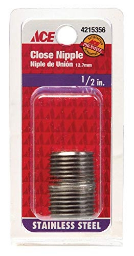 Picture of SMITH-COOPER 4632101000 Smith Cooper Nipple SS 1/2" XCLOSE (EA)