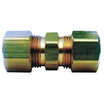 Picture of JMF COMPANY 4338117 JMF Compression Union 7/8" Compression X 7/8" Compression Yellow Brass Bulk 400 Psi < 0.25% Lead (EA)