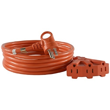 Picture of CONNTEK ISI 24342-144 Conntek 24342-144 I-Ring Tri-Outlet Extension Cord 12-Foot 14/3 U.S. I-Ring Male Plug To Three Outlet With Light Indicator (EA)