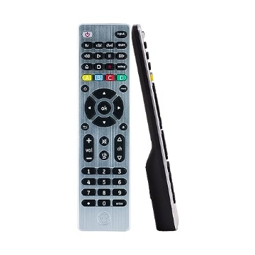 Picture of JASCO(R) 33709 GE Universal Remote Control for Samsung, Vizio, LG, Sony, Sharp, Roku, Apple TV, TCL, Panasonic, Smart TVs, Streaming Players, Blu-ray, DVD, 4-Device, Silver, 33709 (EA)