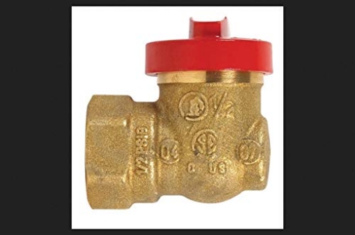 Picture of HOMEWERKS VGV1ANR2 VALVE BALL GAS 3/8FL 1/2 (EA)