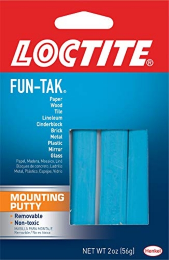Picture of Loctite 1087306 Loctite Fun-Tak Mounting Putty, 2 oz, 1, Wallet (PK-12-EA)