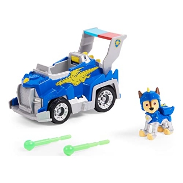 Picture of SPIN MASTER 6063584 Paw Patrol Spin Master 6063584 Rescue Knights Chase Transforming Toy Car with Collectible Action Figure (EA)