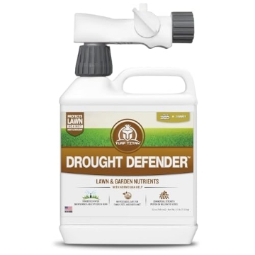 Picture of TURF TITAN TT32DDHER Turf Titan Drought Defender Hose End - Shields Heat and Nutrient Rich Plant Food - Ideal Summer Soil Liquid Fertilizer Promoting Healthy Green, Water-Conserving Turf Grass - 6,000 Sq Ft (32 oz) (PK-6-EA)