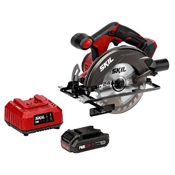 Picture of Skil CR540602 SKIL 20V 6-1/2 Inch Cordless Circular Saw, Includes 2.0Ah PWRCore 20 Lithium Battery and Charger - CR5406-10 (EA)