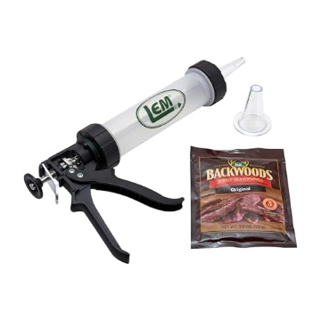 Picture of SKYWATCH CAPITAL PARTNERS INC 555 LEM Products Jerky Gun with Nozzles, Backwoods Seasonings, Plastic (EA)