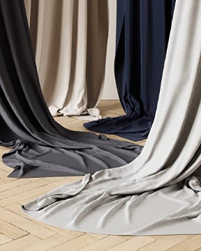 Picture of Umbra 1017284-354 Umbra Twilight Blackout Panel with Pocket top tabs, Linen (EA)