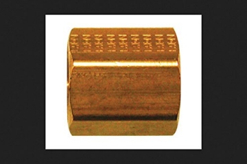 Picture of JMF COMPANY 47059 JMF 1/4 in. Dia. x 1/4 in. Dia. Flare To Flare To Flared Yellow Brass Inverted Union (PK-5-EA)