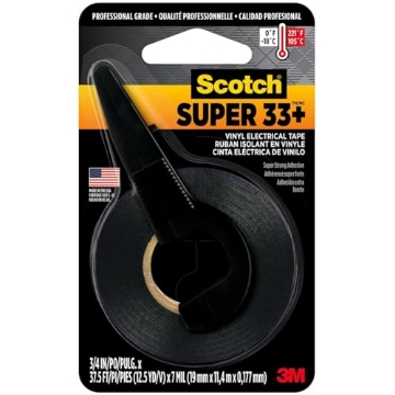 Picture of Scotch-Brite 10414 Scotch(R) Super 33+ Vinyl Electrical Tape,10414NA, 0.75 in x 12.5 yd (EA)