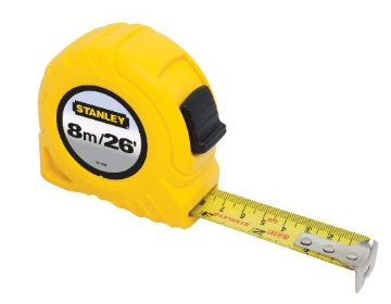 Picture of STANLEY Engineered Fastening 30-456 Stanley 30-456 8m/26 x 1-Inch Stanley Tape Rule (cm Graduation) (EA)
