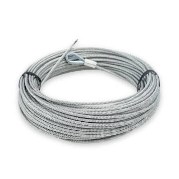 Picture of TIE DOWN ENGINEERING INC 50069 Tie Down 50069 Engineering 50069, Galvanized Cable, Swagged Loop and Thimble, 1/8 Inch, 100 Foot Roll, Pack (EA)