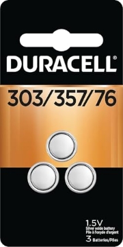 Picture of DURACELL(R) D303/357B3P08 DURACELL DU303/357-3PK Products Button Cell Silver Oxide Calculator & Watch Battery (PK-6-EA)