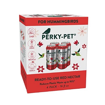 Picture of Woodstream Victor Rodnt D 524 Perky-Pet 524 Ready-to-Use Red Hummingbird Nectar in Recyclable Aluminum Can - 4 Cans, 16 oz Each - 64 Total Ounces (EA)