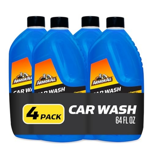 Picture of Armor All Marine & Watersports 17450 Armor All Foam Action Car Wash Soap, Cleaning Concentrate for Cars, Trucks, and Motorcycles, 64 Fl Oz Bottles (Pack of 4) (CT-4-EA)