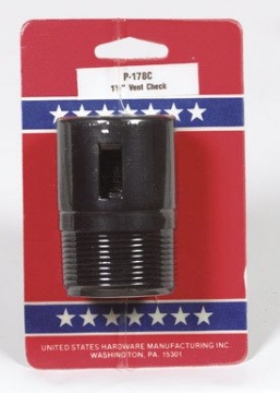 Picture of US HARDWARE P-178C Ush Male Vent Check 1-7/8" X 2 - 7/8" Blk (EA)