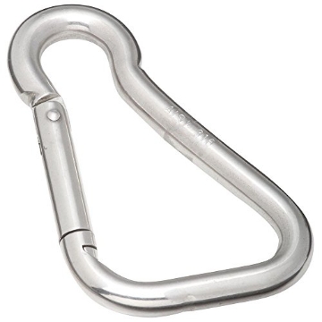 Picture of National/Spectrum Brands N262-428 National Hardware N262-428 3166BC Interlocking Spring Snap in Stainless Steel,3/4" x 4-3/4"- 15/16" Opening (PK-3-EA)
