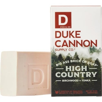 Picture of DUKE CANNON SUPPLY CO. 01COUNTRY Duke Cannon Supply Co. Big Brick of Soap High Country - Extra Large Men's Bar Soap with Masculine Scents, Body Soap, All Skin Types, 10 oz (EA)