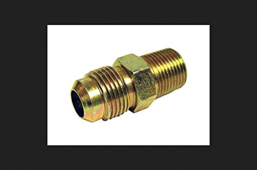 Picture of JMF COMPANY 4315453 JMF 1/4 in. Flare x 1/4 in. Dia. Male Brass Flare Adapter (PK-10-EA)