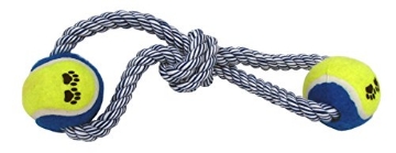 Picture of Boss Products Usa Llc A03810 Boss Pet Figure 8 Dual Tennis Ball Tug Rope Dog Toy (EA)
