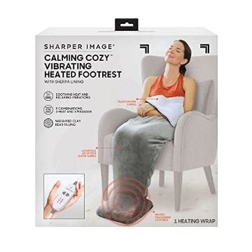 Picture of Sharpe Manufacturing CCZ01004 Calming Cozy by Sharper Image Personal Sherpa Wrap with Electric Heating Massaging Vibrating Foot Bed, 3 Heat & 3 Massage Settings for 9 Relaxing Combinations (EA)