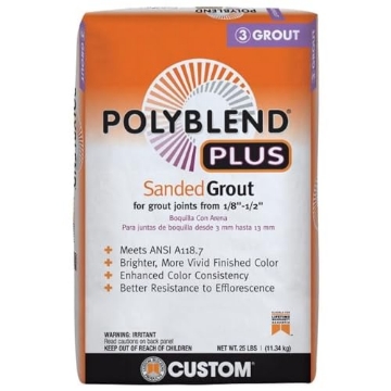 Picture of CUSTOM BUILDING PRODUCTS (FRT) PBPG6025 POLYBLND Plus 25LB CHRCL (EA)