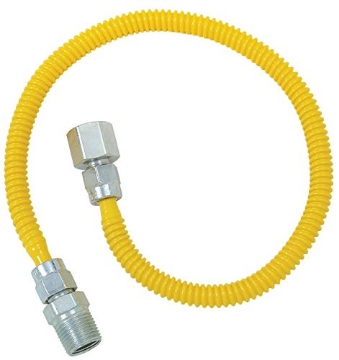 Picture of Eastman Kodak Company 10YE515024B Plumb Shop Brasscraft CSSL54-24P Stainless Steel Gas Dryer Connector, 24-Inch (EA)