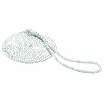 Picture of ATTWOOD MARI 42531 Boating Accessories New SEACHOICE Nylon Dock LINE WH 3/8X25 Clam SCP 42531 (EA)