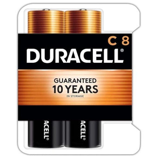 Picture of DURACELL(R) MN14R8DWZ0017 Duracell Coppertop C Batteries 8 Count (EA)