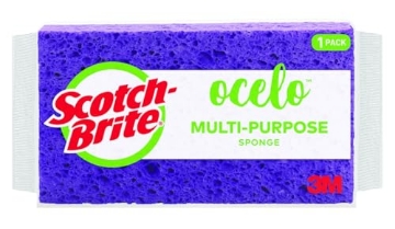 Picture of Scotch-Brite MMM7264-T Scotch-Brite ocelo Sponge , Assorted Colors, Large pack of 12 (CT-12-EA)