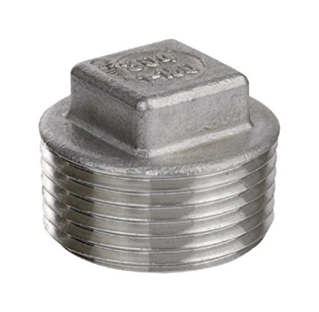 Picture of SMITH COOPER 4638102270 SMITH COOPER 1-1/2 in. MIP x 1-1/2 in. Dia. MPT Stainless Steel Square Head Plug (EA)