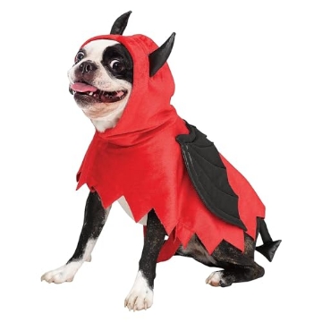 Picture of Morris Costumes FW98074DM Fun World Devil Costume for Pets Small/Medium (EA)