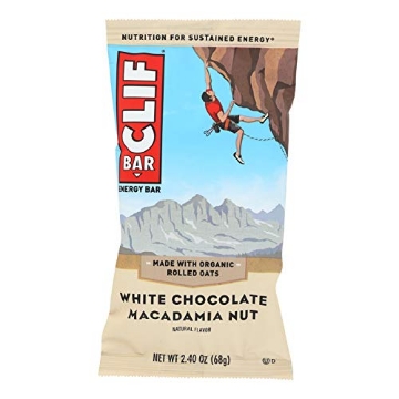 Picture of CLIF BAR 582998 Energy Bar White Chocolate Macadamia Nut 2.4Oz 12/Box Qty: 1 Pack of 12 (PK-12-EA)