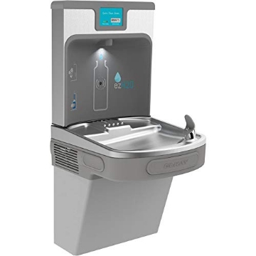 Picture of Elkay Plastics LZS8WSLP Elkay LZS8WSLP EZH2O Filtered Fountain & Bottle Filling Station, Lt. Gray, 120V (EA)