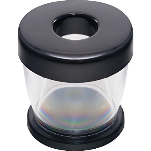 Picture of MAXWAY INT. GEM700B Gem 700B Paper Clip Dispenser Magnetic Clear/Black (EA)