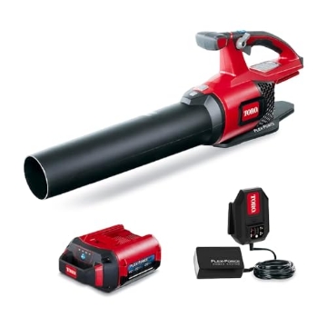 Picture of TORO IRRIGATION 51821 Toro Flex Force 60-Volt Max Brushless and Cordless Leaf Blower with 2.0-Ah Battery and Charger (EA)