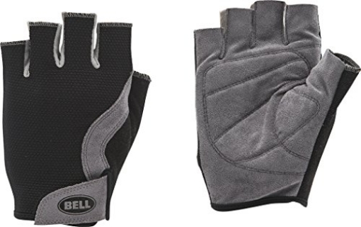 Picture of BELL SPORTS INC 7104415 BELL Breeze 300 Half-Finger Mesh Cycling Glove, Small/Medium, Black/Gray (EA)