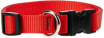 Picture of Lupine Collars & Leads 22502 LupinePet Basics 3/4" Red 13-22" Adjustable Collar for Medium and Larger Dogs (EA)