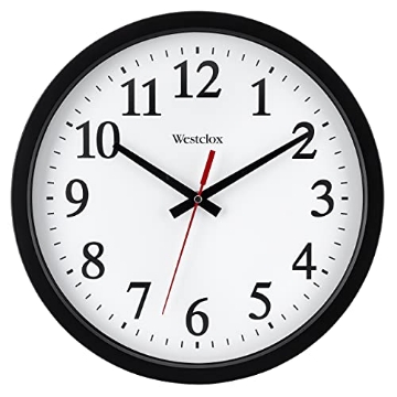 Picture of WESTCLOX(R) 32189A Westclox 14" Round Electric Powered Office Wall Clock White (EA)