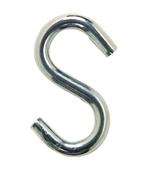 Picture of ACE TRADING - BH 10 02-3483-351 Hampton Medium Silver Steel 1.4375 in. L S-Hook 40 lb. 1 pk (PK-20-EA)