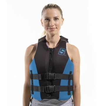 Picture of ATTWOOD MARI 85135 Seachoice Evoprene Multi-Sport Life Jacket - M - Blue/Black, Fits Chest 33-36 in, USCG Level 70 (EA)